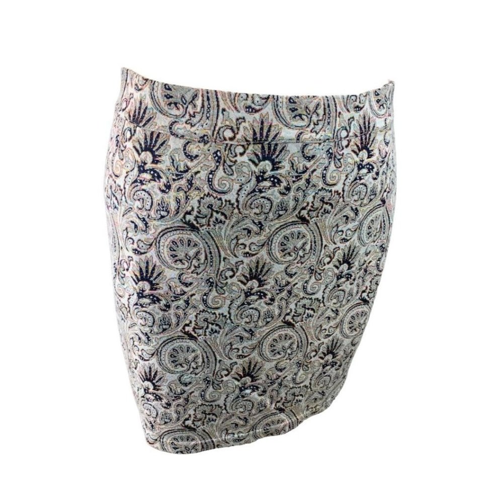 Medium Free People Seasons In Paisley‎ Women's Pull On Stretch Mini Skirt